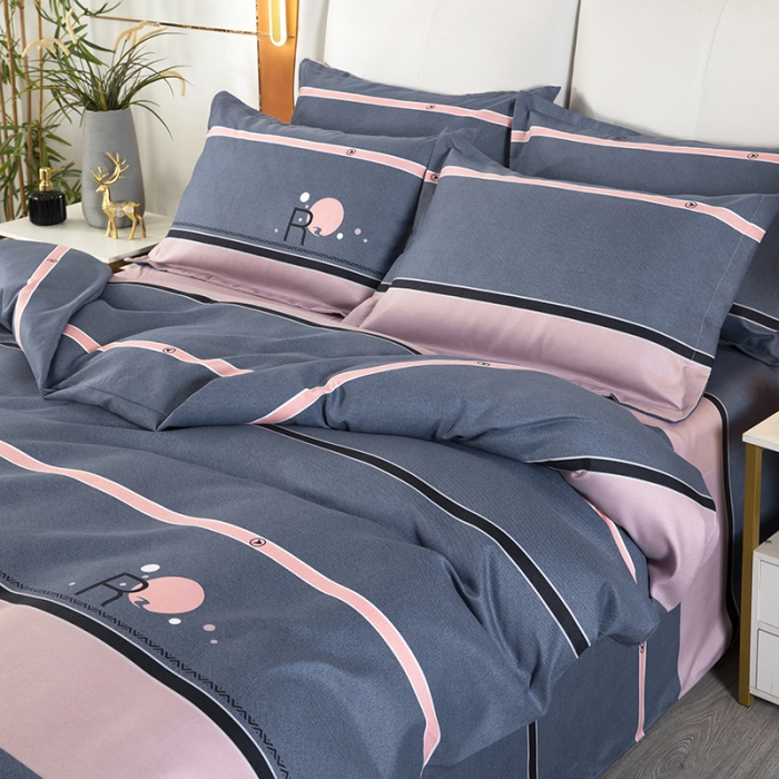 91家纺网 家纺一手货源 找家纺 雨萝家纺 2022新款植物羊绒四件套 克里芬