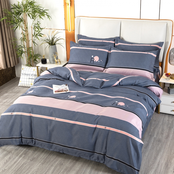 91家纺网 家纺一手货源 找家纺 雨萝家纺 2022新款植物羊绒四件套 克里芬