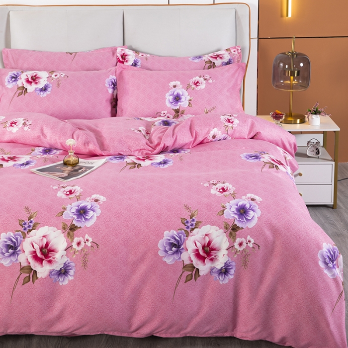 91家纺网 家纺一手货源 找家纺 雨萝家纺 2022新款植物羊绒四件套 恋莎