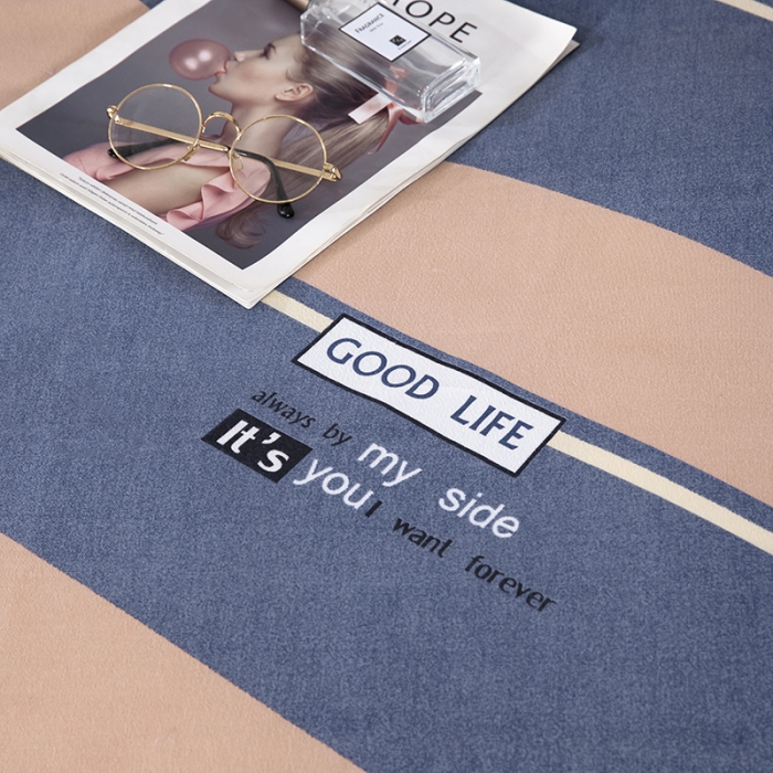 91家纺网 家纺一手货源 找家纺 雨萝家纺 2022新款植物羊绒四件套 米斯本