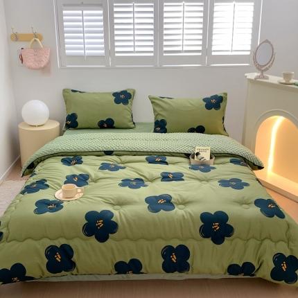 91家纺网 家纺一手货源 找家纺 （总）星期八 2022新款复古碎花豆豆被