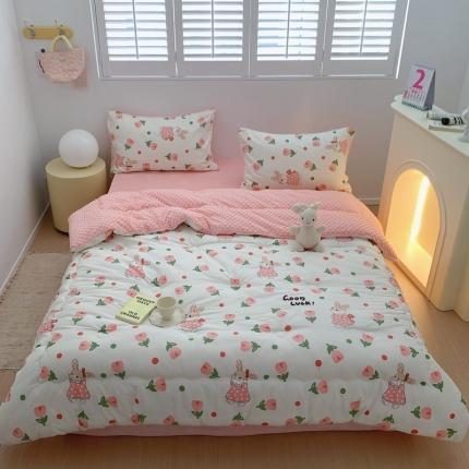 91家纺网 家纺一手货源 找家纺 （总）星期八 2022新款复古碎花豆豆被