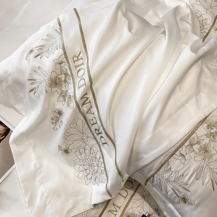 91家纺网 家纺一手货源 找家纺 （总）优悦 2023新款轻奢磨毛系列四件套-玛德琳