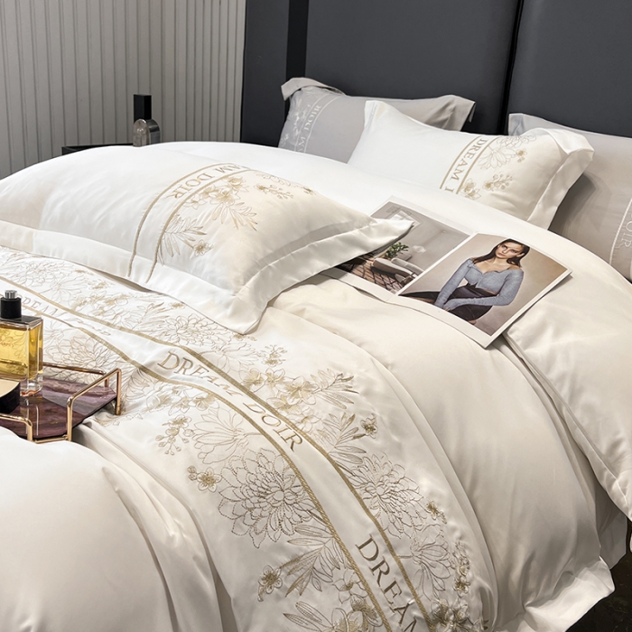 91家纺网 家纺一手货源 找家纺 （总）优悦 2023新款轻奢磨毛系列四件套-玛德琳