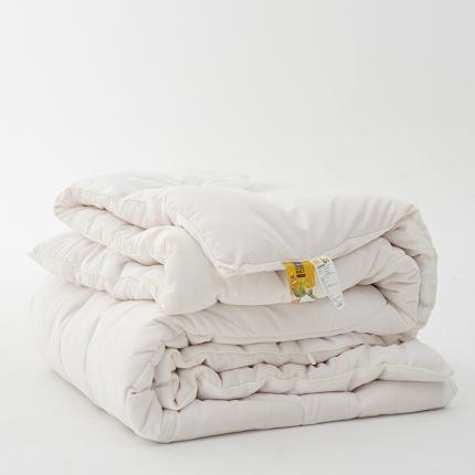 91家纺网 家纺一手货源 找家纺 薇玛仕 2023新款玉米纤维抱抱被 奶盖白