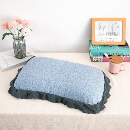 91家纺网 家纺一手货源 找家纺 （总）九州枕芯 2023新款小清新花边荞麦枕