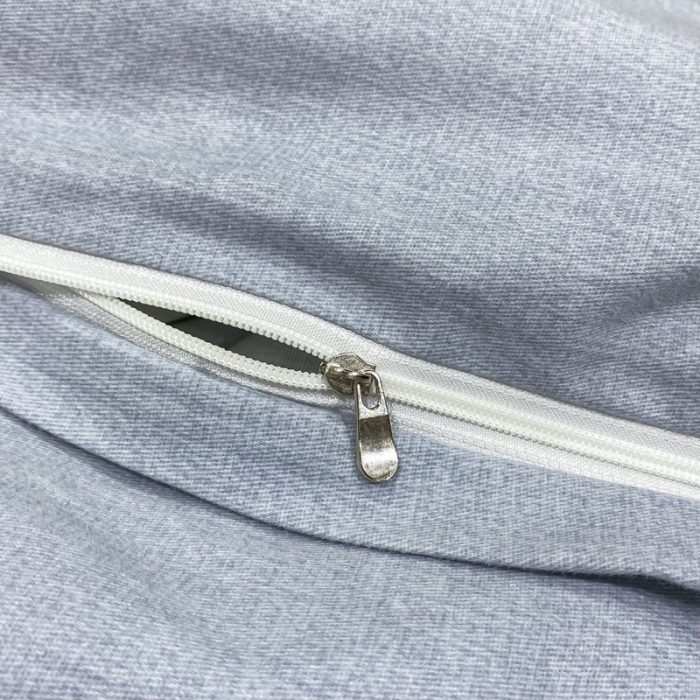 91家纺网 家纺一手货源 找家纺 金纱玉纺 2023新款全棉加厚磨毛四件套 花城-灰