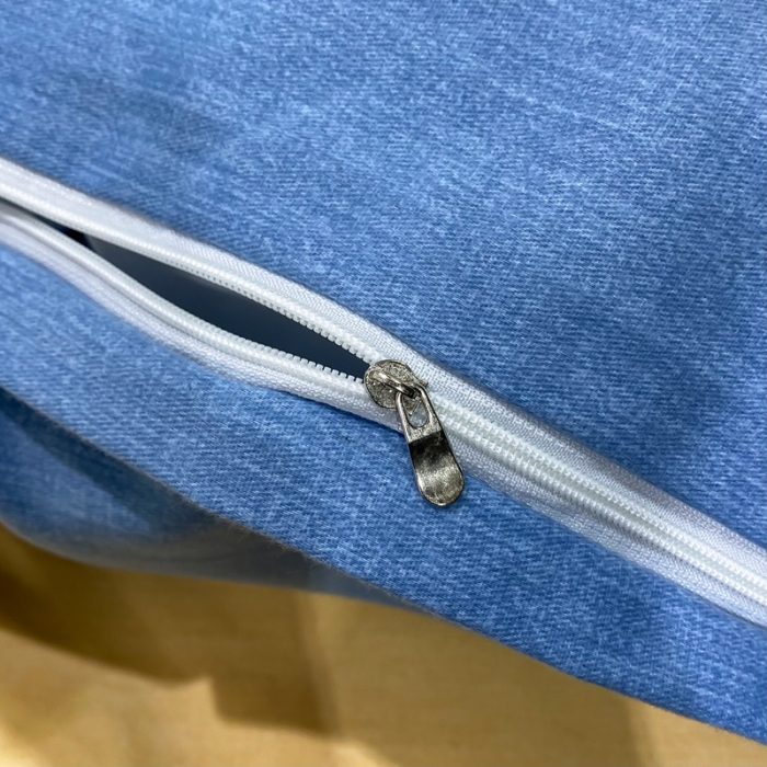 91家纺网 家纺一手货源 找家纺 金纱玉纺 2023新款全棉加厚磨毛四件套 千鸟格-蓝