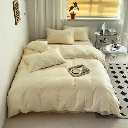 91家纺网 家纺一手货源 找家纺 （总）十里居 2022新款40支13372全棉纯色四件套