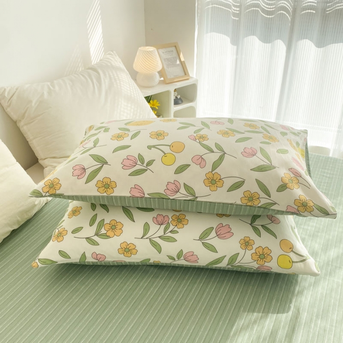 91家纺网 家纺一手货源 找家纺 黑马家居 2023新款喷气全棉斜纹单品枕套 梦游仙境