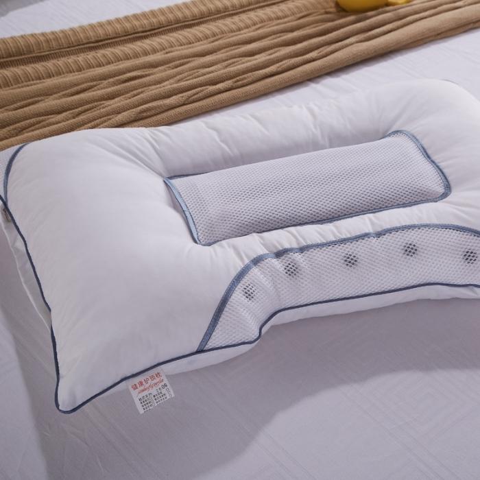 91家纺网 家纺一手货源 找家纺 弧形磁疗枕芯 可水洗决明子枕头