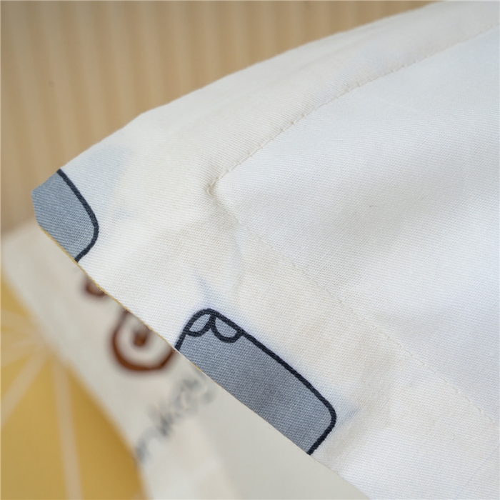 91家纺网 家纺一手货源 找家纺 茗婷 2025纯棉印花单人枕套全棉双人枕头套方枕动物世界