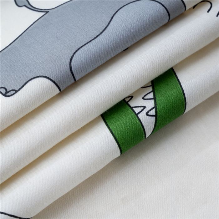 91家纺网 家纺一手货源 找家纺 茗婷 2025纯棉印花单人枕套全棉双人枕头套方枕动物世界