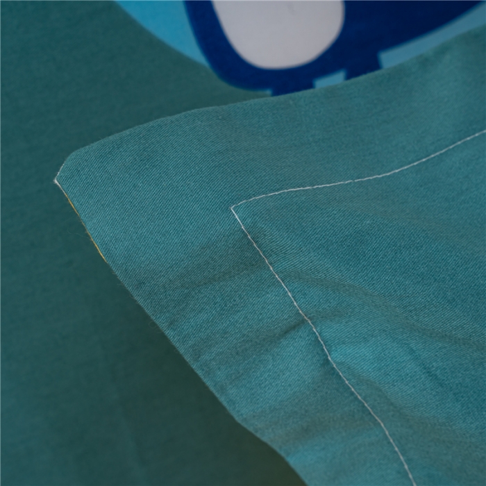 91家纺网 家纺一手货源 找家纺 茗婷 2025纯棉印花单人枕套全棉双人枕头套方枕恐龙乐园绿