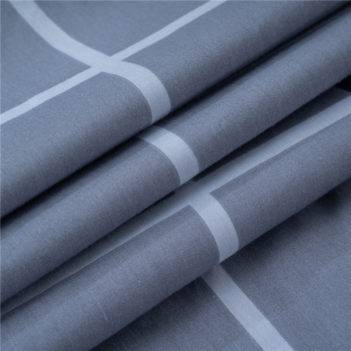 91家纺网 家纺一手货源 找家纺 茗婷 2025纯棉印花单人枕套全棉双人枕头套方枕摩登时尚灰