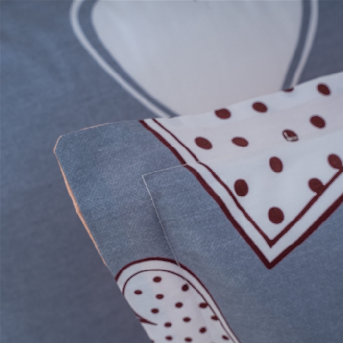 91家纺网 家纺一手货源 找家纺 茗婷 2025纯棉印花单人枕套全棉双人枕头套方枕守护甜心