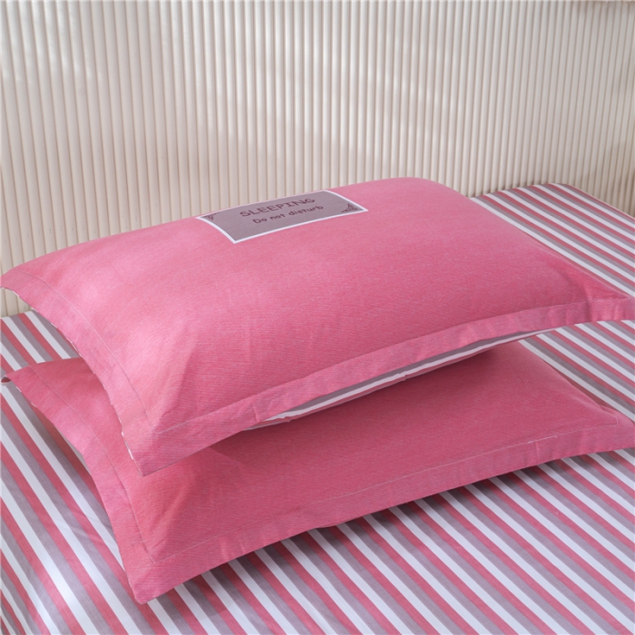 91家纺网 家纺一手货源 找家纺 茗婷 2025纯棉印花单人枕套全棉双人枕头套方枕唯爱