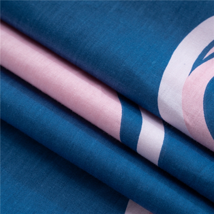 91家纺网 家纺一手货源 找家纺 茗婷 2025纯棉印花单人枕套全棉双人枕头套方枕心恋曲蓝