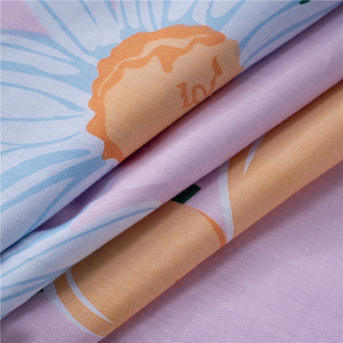 91家纺网 家纺一手货源 找家纺 茗婷 2025纯棉印花单人枕套全棉双人枕头套方枕幸福花语粉