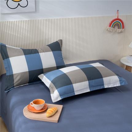 91家纺网 家纺一手货源 找家纺 茗婷 2025纯棉印花单人枕套全棉双人枕头套方枕雅格