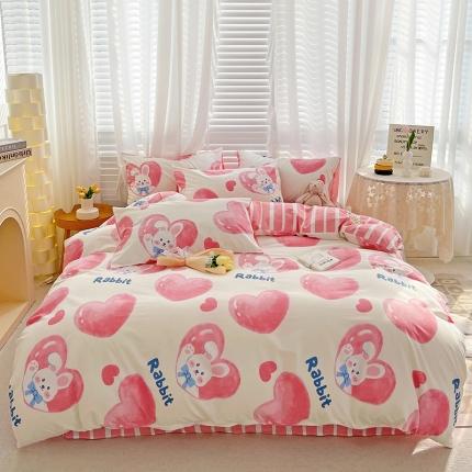 91家纺网 家纺一手货源 找家纺 （总）梦家居 2023春季新品小清新系列全棉四件套