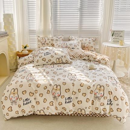 91家纺网 家纺一手货源 找家纺 （总）梦家居 2023春季新品小清新系列全棉四件套