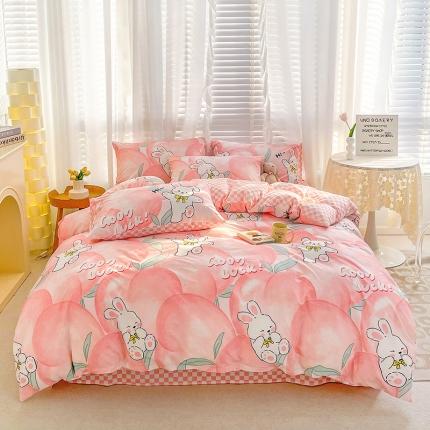 91家纺网 家纺一手货源 找家纺 （总）梦家居 2023春季新品小清新系列全棉四件套