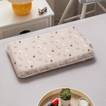 91家纺网 家纺一手货源 找家纺 （总）桐格乳胶 2023新款儿童乳胶枕全棉针织平面包枕头芯一只