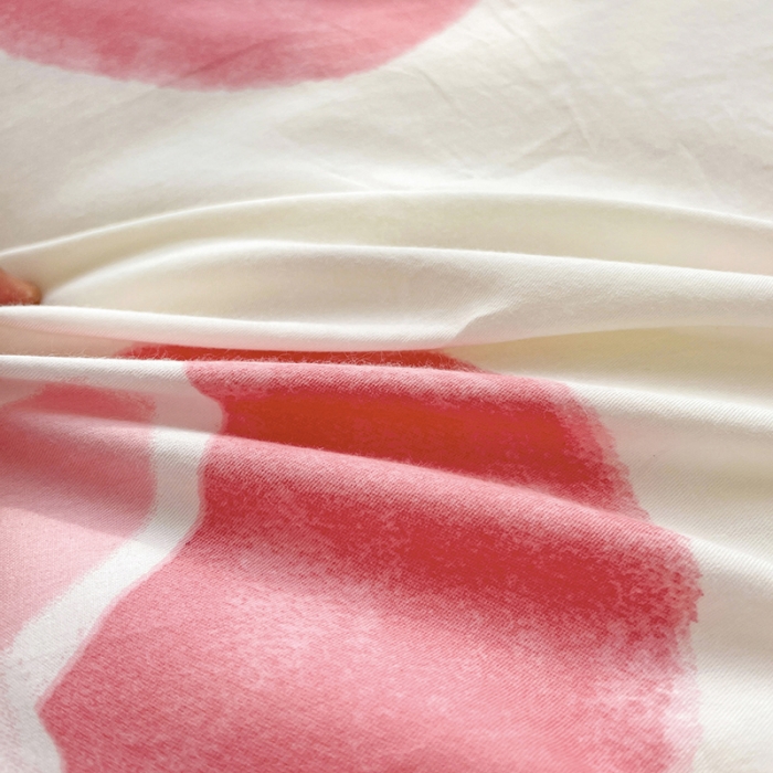 91家纺网 家纺一手货源 找家纺 梦家居 2023春季新品小清新系列全棉单被套 爱心兔