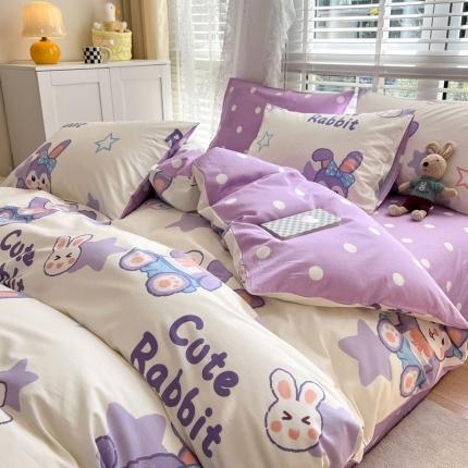 梦家居 2023春季新品小清新系列全棉单被套 黛西