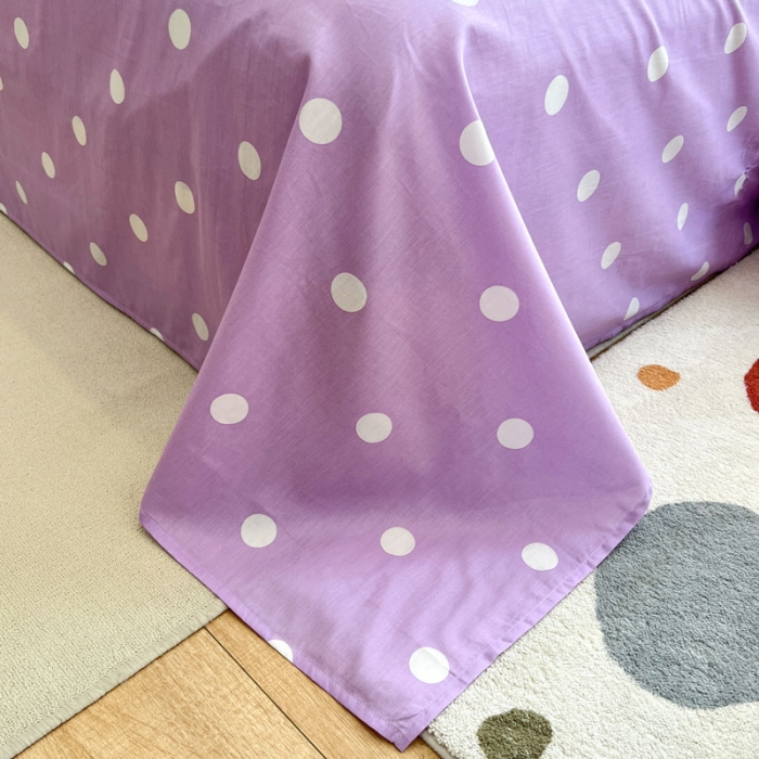 91家纺网 家纺一手货源 找家纺 梦家居 2023春季新品小清新系列全棉单被套 黛西