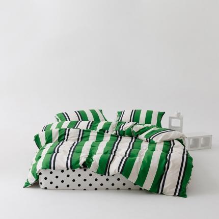 91家纺网 家纺一手货源 找家纺 (总) 雅居纺 2023新款13070黑白系全棉四件套