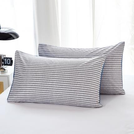 （总）丰淘 2022新款条纹水洗棉枕套