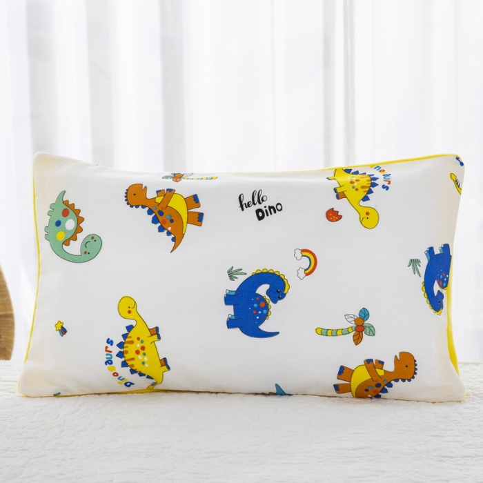 91家纺网 家纺一手货源 找家纺 乐秀 2024新款幼儿园双面四季款儿童床垫套+床垫芯彩虹恐龙