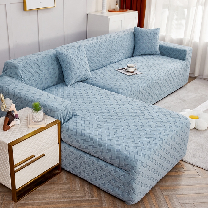 91家纺网 家纺一手货源 找家纺 （总）逐日沙发套 2023新款提花绒贵妃沙发套