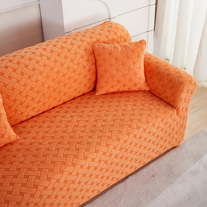 91家纺网 家纺一手货源 找家纺 （总）逐日沙发套 2023新款提花绒直排沙发套织艺