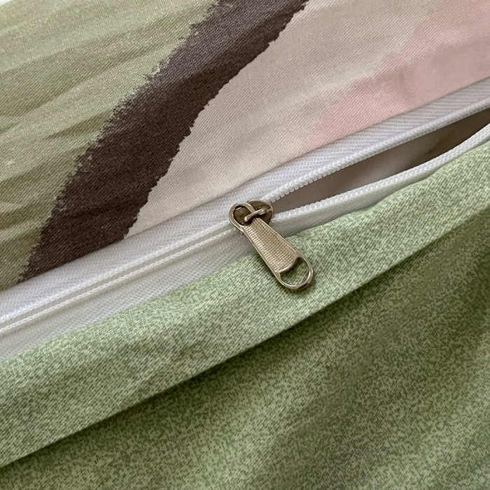 91家纺网 家纺一手货源 找家纺 金丝鸟家纺 2023新款全棉简约斜纹四件套 石纹