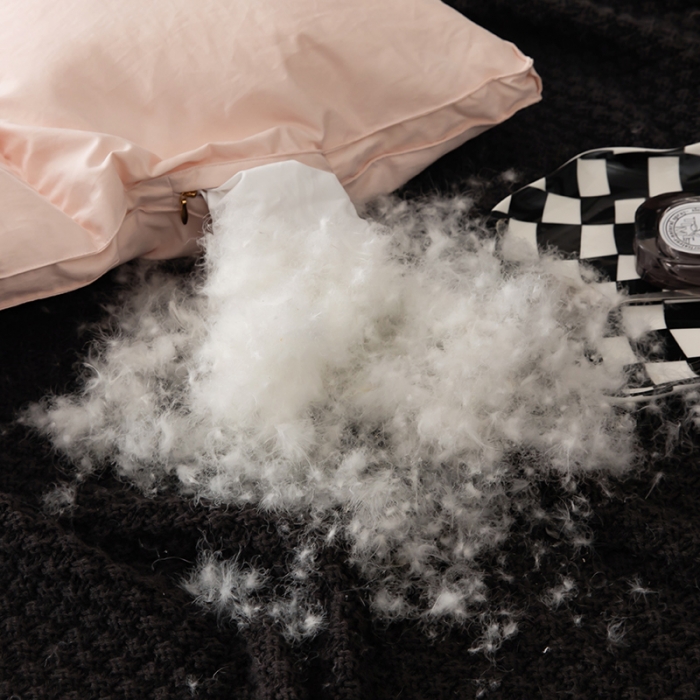 91家纺网 家纺一手货源 找家纺 匠心 2022新款阿尔贝罗鹅绒被 粉色