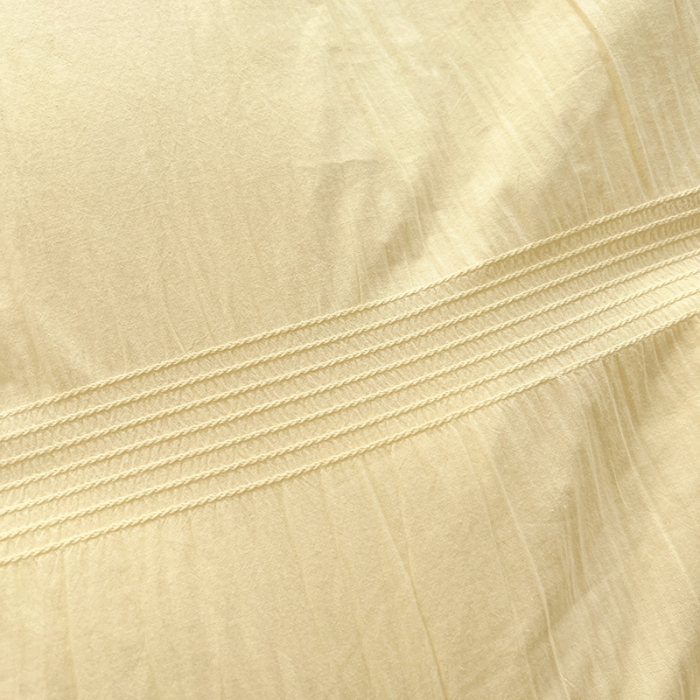 91家纺网 家纺一手货源 找家纺 娜娜 2022新款全棉泡泡纱四件套 泡泡纱-奶昔黄