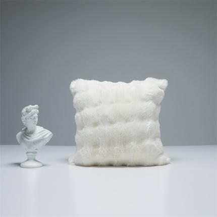 91家纺网 家纺一手货源 找家纺 （总）缔缦2022新款皮草绒抱枕（50*50cm含芯）