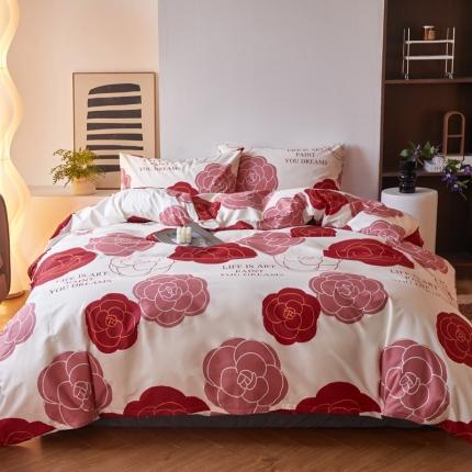 怡家居 2022新款直播供货全棉印花四件套-第九批 国色