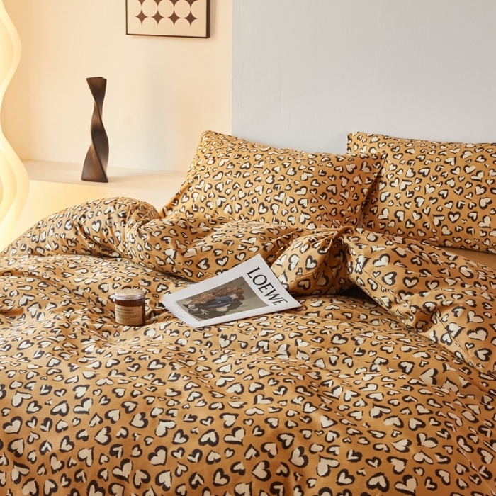 91家纺网 家纺一手货源 找家纺 怡家居 2022新款直播供货全棉印花四件套-第九批 深爱