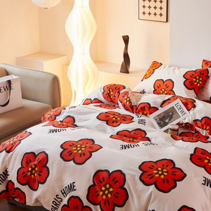 91家纺网 家纺一手货源 找家纺 怡家居 2022新款直播供货全棉印花四件套-第九批 童话