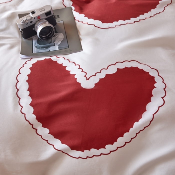 91家纺网 家纺一手货源 找家纺 怡家居 2022新款直播供货全棉印花四件套-第九批 心染