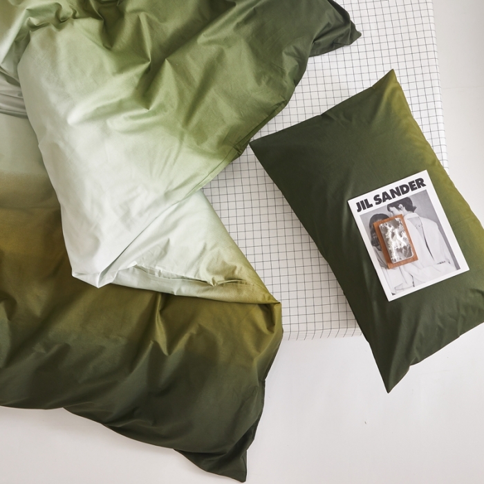 91家纺网 家纺一手货源 找家纺 怡家居 2022新款直播供货全棉印花四件套一 巴比伦-绿