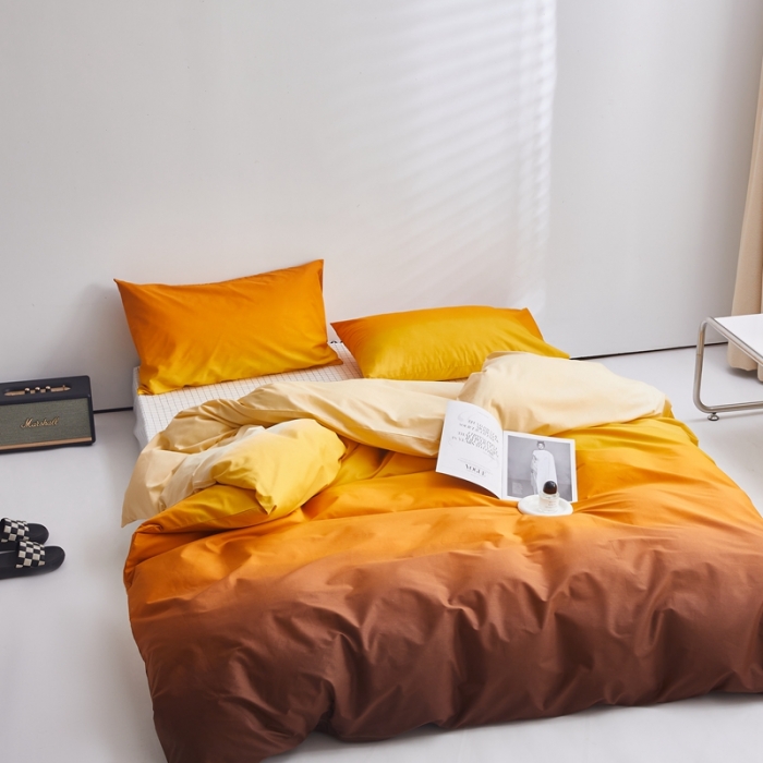 91家纺网 家纺一手货源 找家纺 怡家居 2022新款直播供货全棉印花四件套一 落日