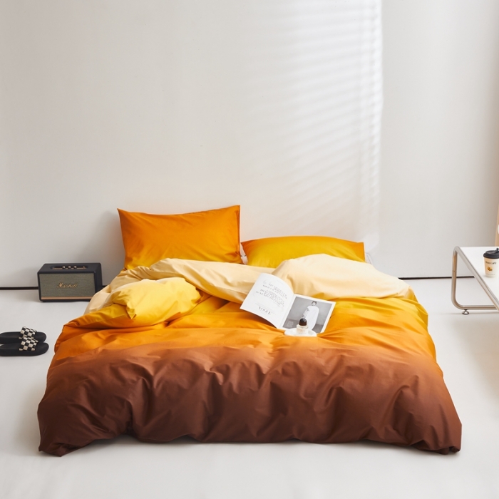 91家纺网 家纺一手货源 找家纺 怡家居 2022新款直播供货全棉印花四件套一 落日