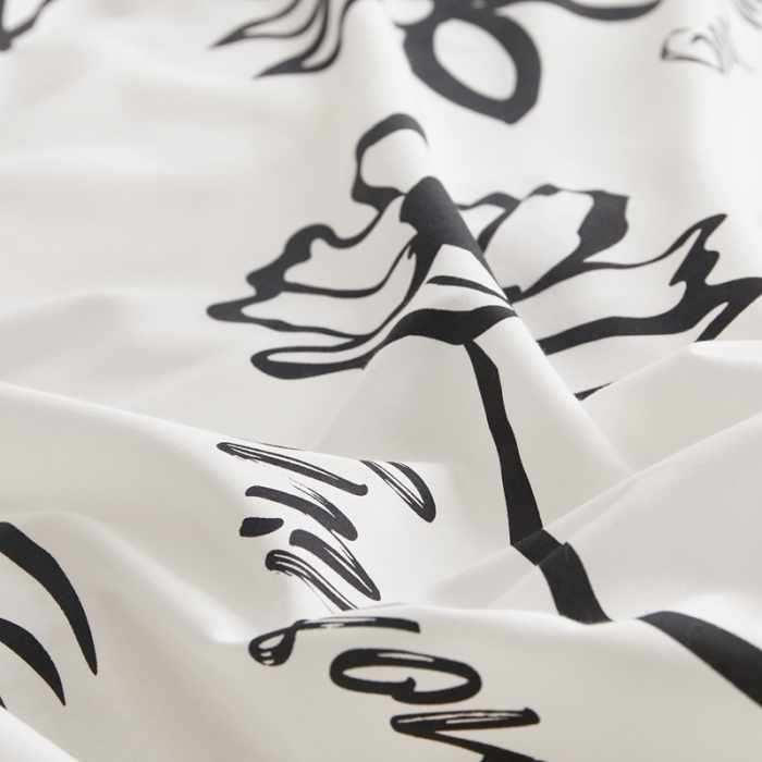 91家纺网 家纺一手货源 找家纺 怡家居 2022新款直播供货全棉印花四件套二 白笕