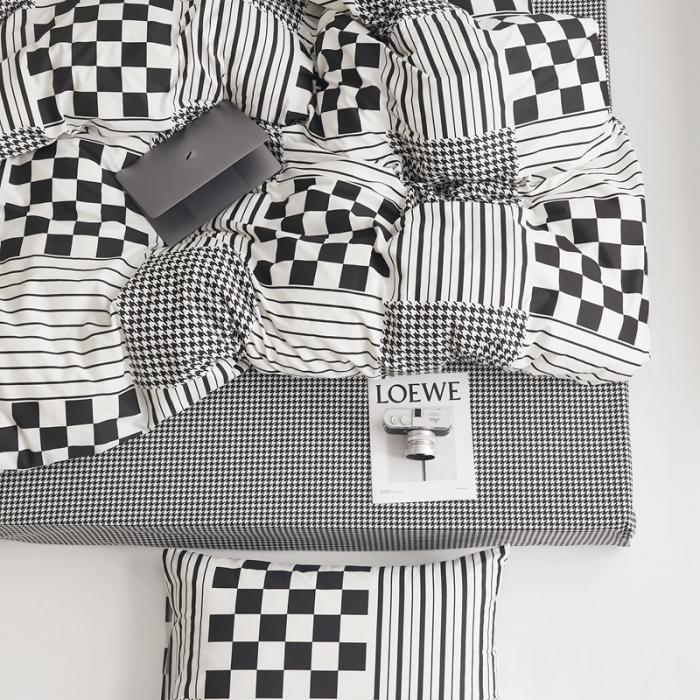 91家纺网 家纺一手货源 找家纺 怡家居 2022新款直播供货全棉印花四件套二 田野