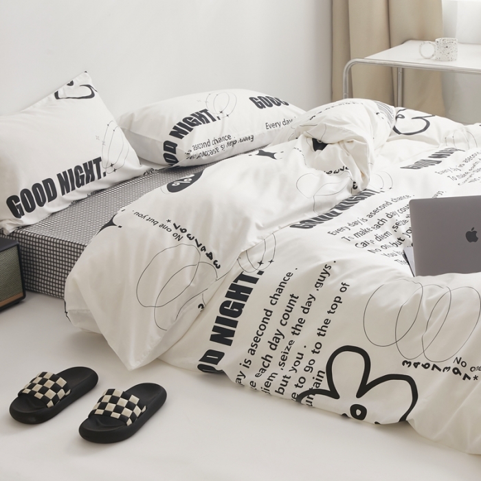 91家纺网 家纺一手货源 找家纺 怡家居 2022新款直播供货全棉印花四件套二 知语